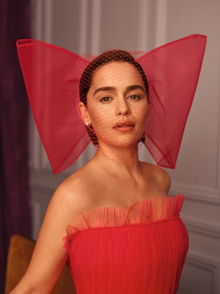 Emilia Clarke - Vogue Spain - May 2019 "Tulle Bow"