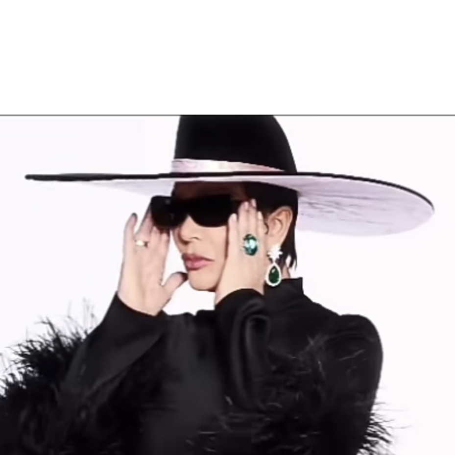 Black Champagne Big Brim Fedora