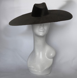 Velvet Big Brim Fedora