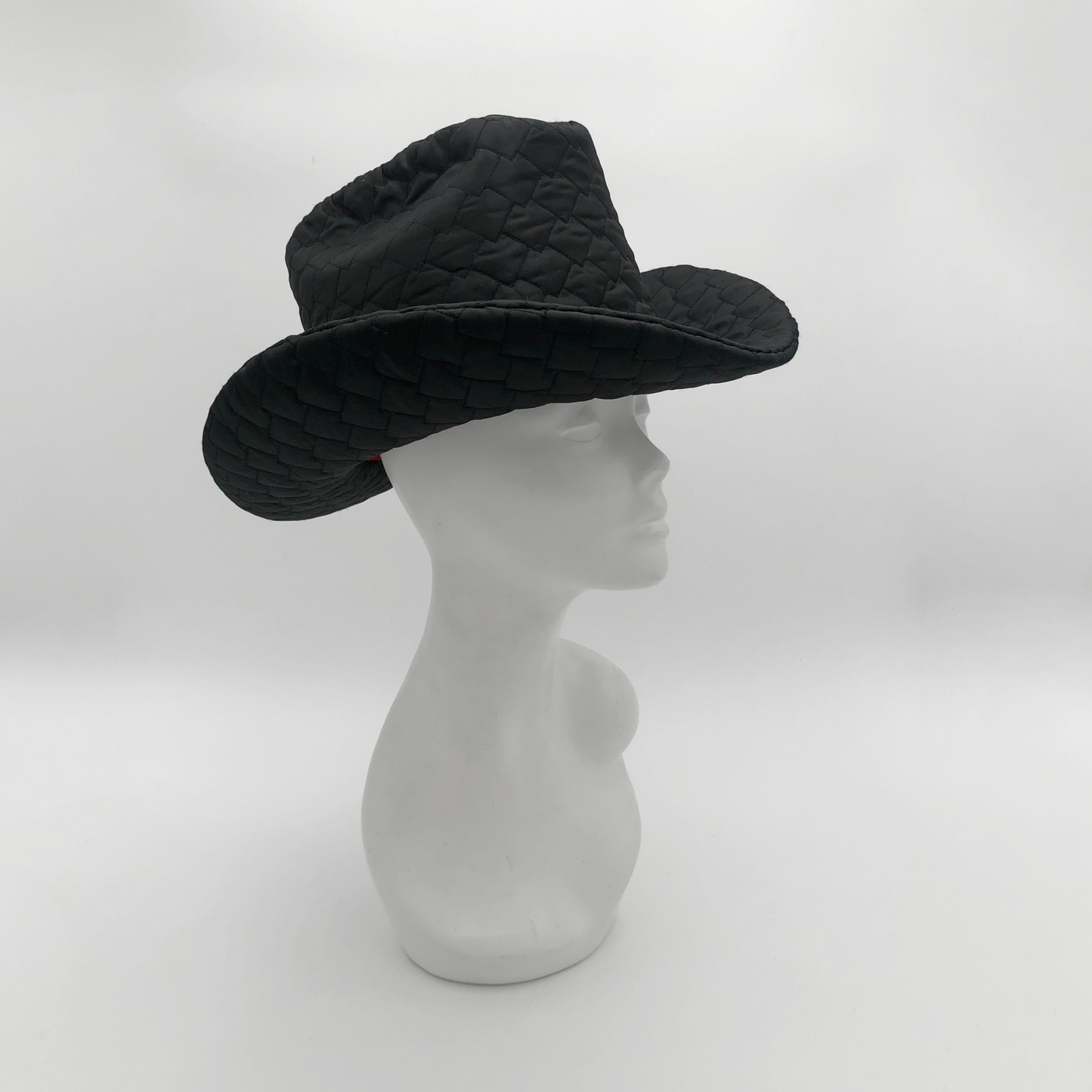 Black Puffer Cowboy Hat