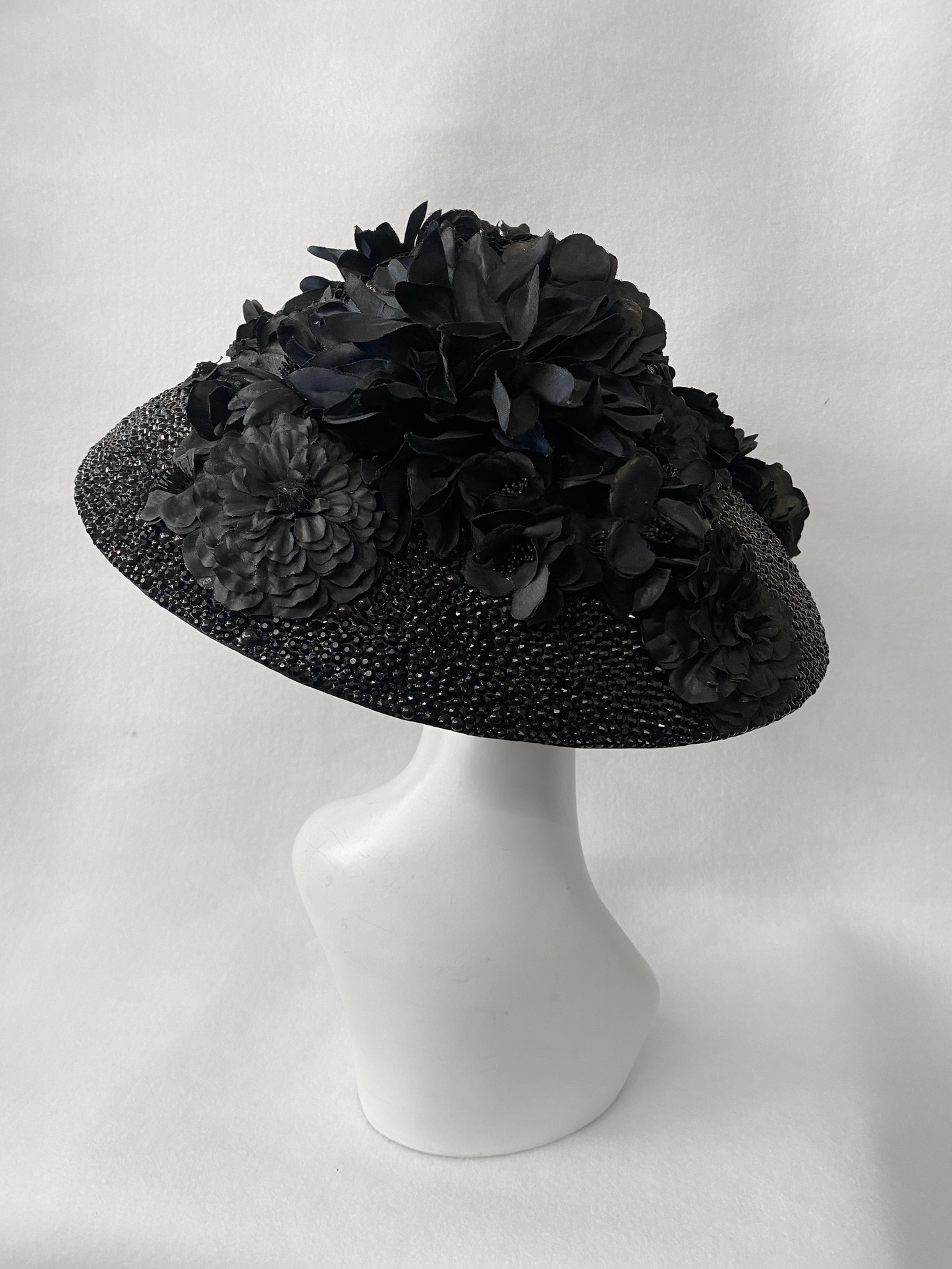 Black Foral Dome