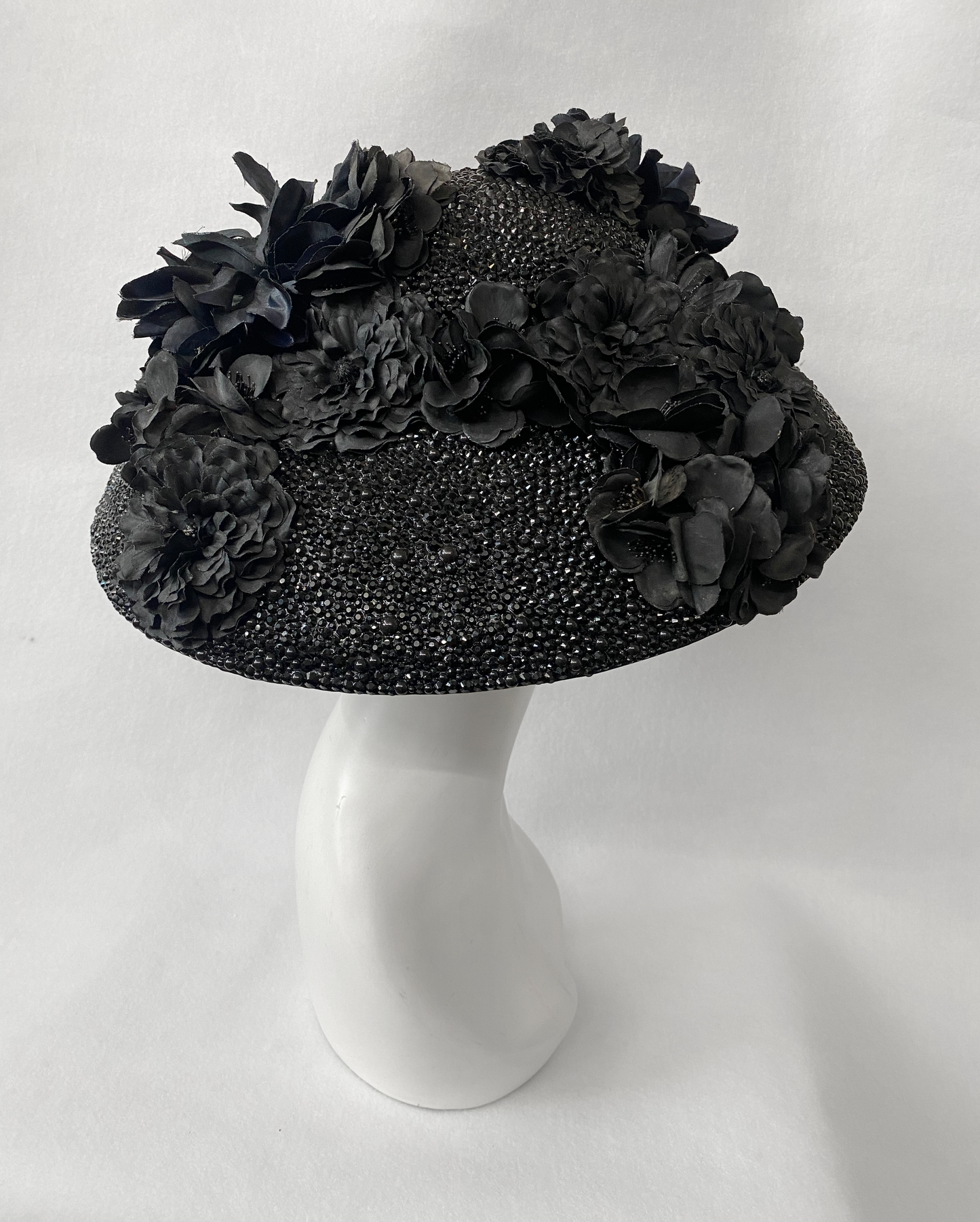 Black Foral Dome