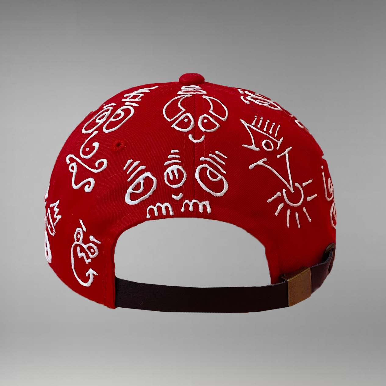 Red and White Cap