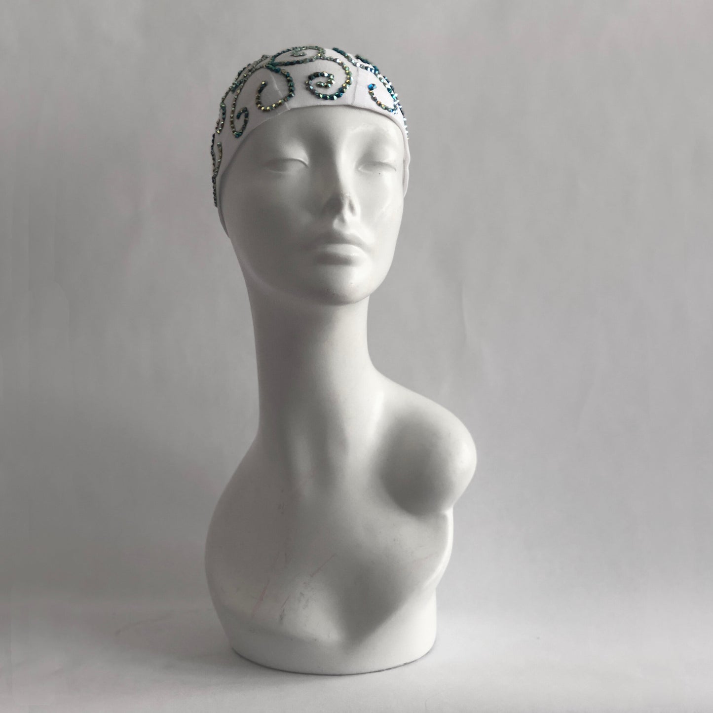 Crystal Wig Cap with Detachable Brim
