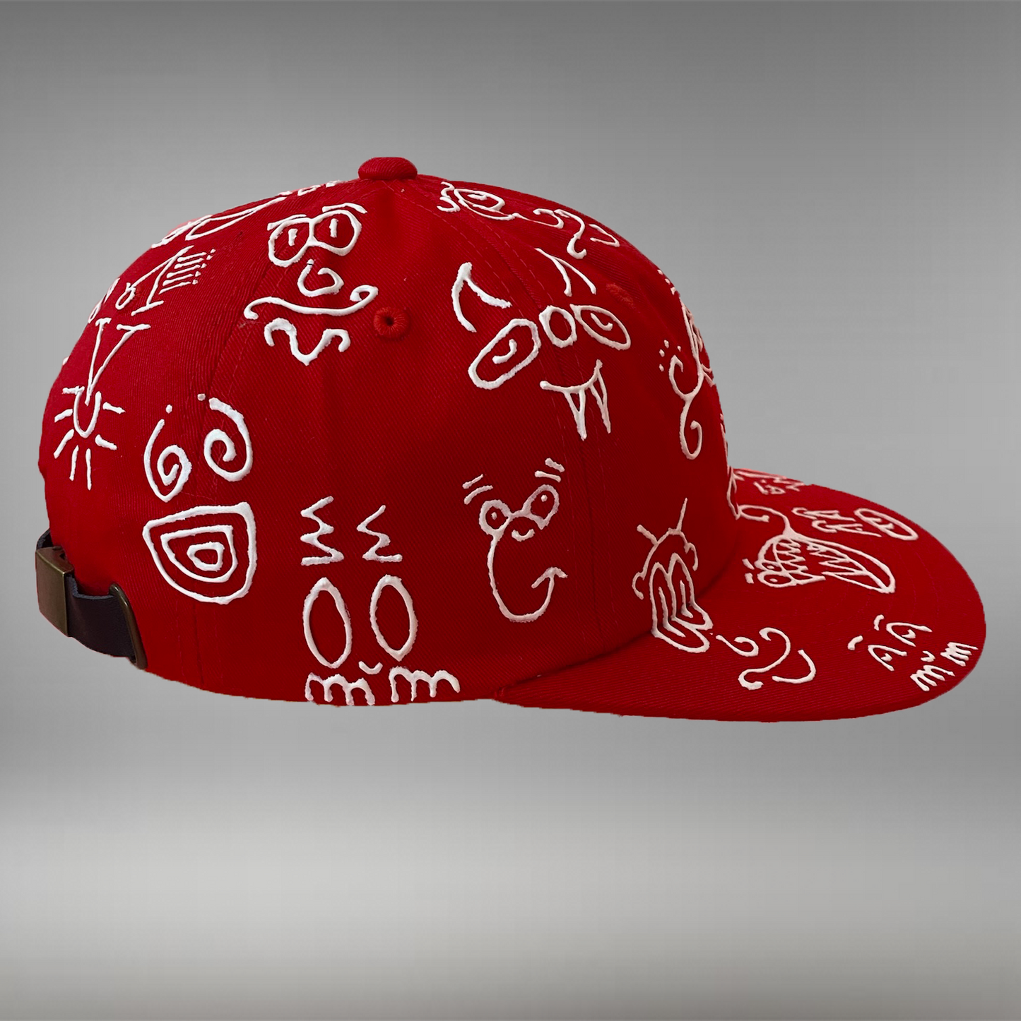 Red and White Cap