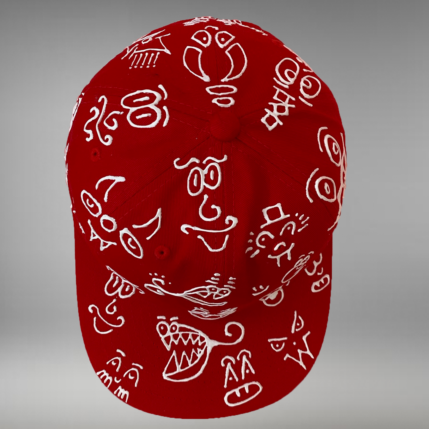 Red and White Cap